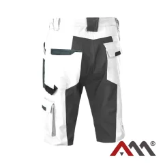 Classic Stretch Slim White Short - Montérkové pracovné kraťasy