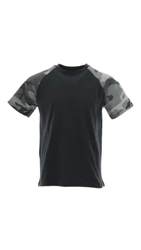 SARA Standard Plus Camo/Black - Rövid ujjú póló