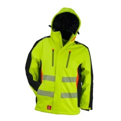 Urgent 980 Yellow SOFT+Winter - Softshell Téli Bélelt Munkavédelmi kabát