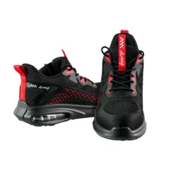 BTex Airbag Red S1 - Pracovná športová poltopánka (SR) (D132)