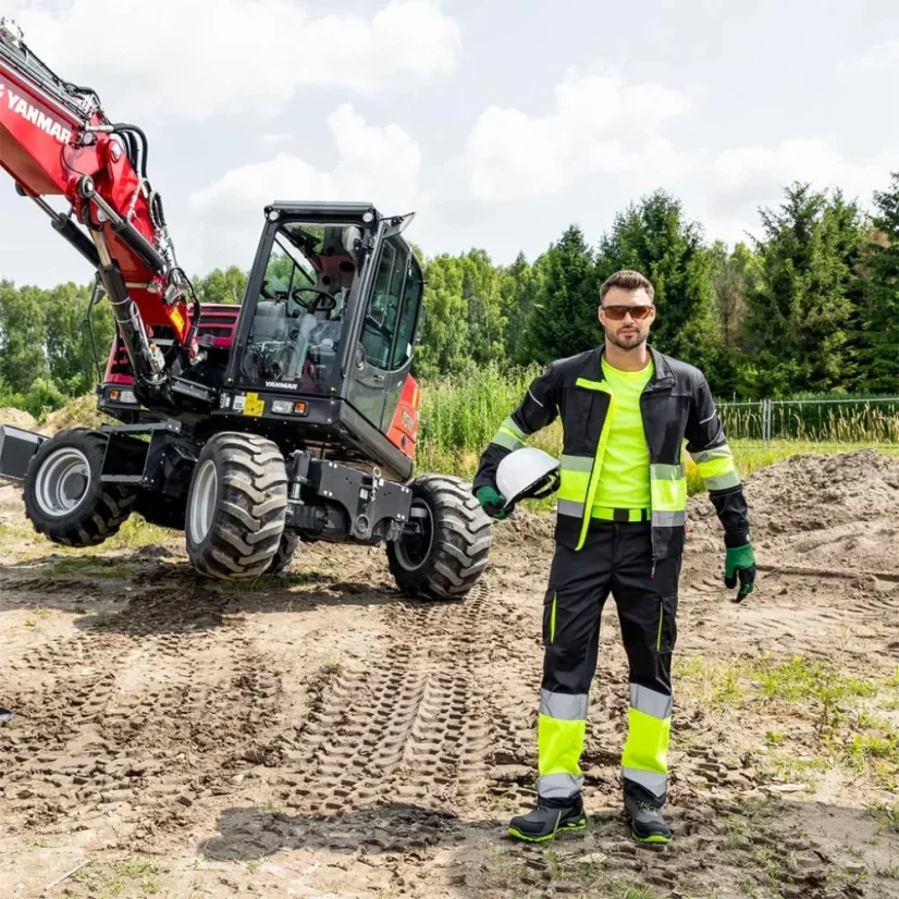 Reis BAX Black KRT - STRETCH Montérkový pracovný kabát - Vyberte si veľkosť 2: L