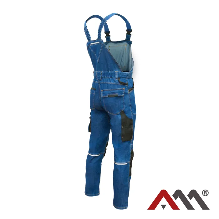 Colemann JEANS Blue ORG - Pracovné rifľové nohavice na traky