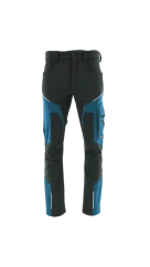 SARA Comfort SOFT/Winter Petrol SPD - Zimné Softshell montérkové nohavice