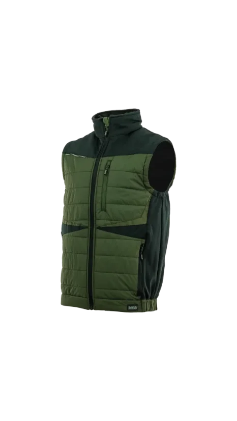 SARA COMFORT PLUS Hybrid VEST - Zateplená Vesta - Vyberte si veľkosť 2: 3XL, Farba: Charcoal/Brown