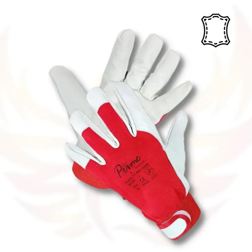 Foenix 102 RED - Pracovné rukavice mechanik (EN388) (D312)