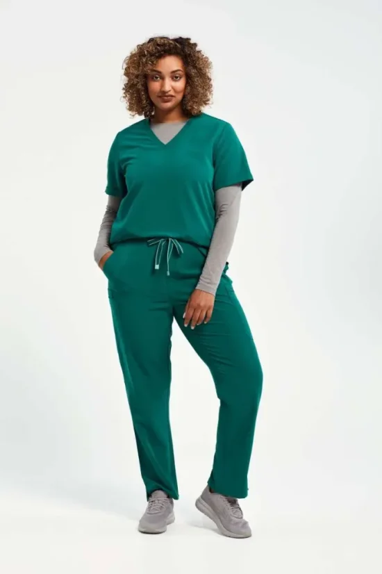 Onna NN310 Multi color - Dámska Lekárska blúza (Viskóza) - Farby: Green, Vyberte si veľkosť 2: XL