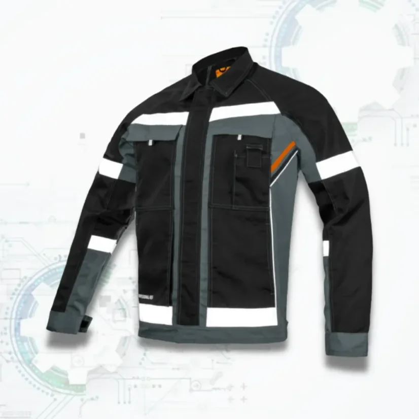 Professional-Ref Grey KRT - Montérkový kabát (D114)