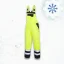 FLASH-Bi Yellow Winter ORG - Zimné montérkové nohavice na traky