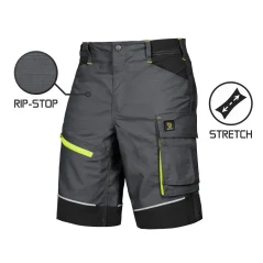 Procera Lido Gray 4-WAY Short - Pracovné šortky Procera Lido Gray 4-WAY Short - Pracovné šortky