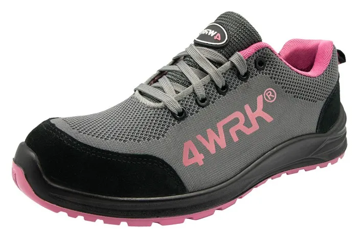 4WRK MENSA S1P ESD Pink - Dámska Pracovná poltopánka