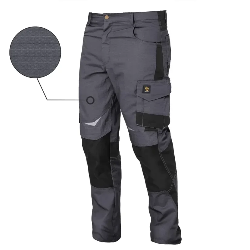 Procera Helicon Grey SPD - Montérkové nohavice do pása (RIP-STOP) (D114)