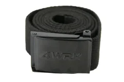 4WRK Mamba Black - Textilný opasok s kovovou prackou