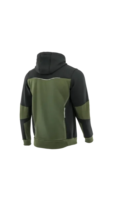 SARA COMFORT PLUS Zip-up Sweatshirt - Mikina - Vyberte si veľkosť 2: L, Farba: Charcoal/Brown