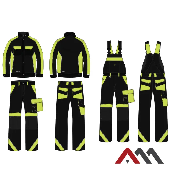 Classic-VIS Yellow KRT - Montérkový pracovný kabát (D113)