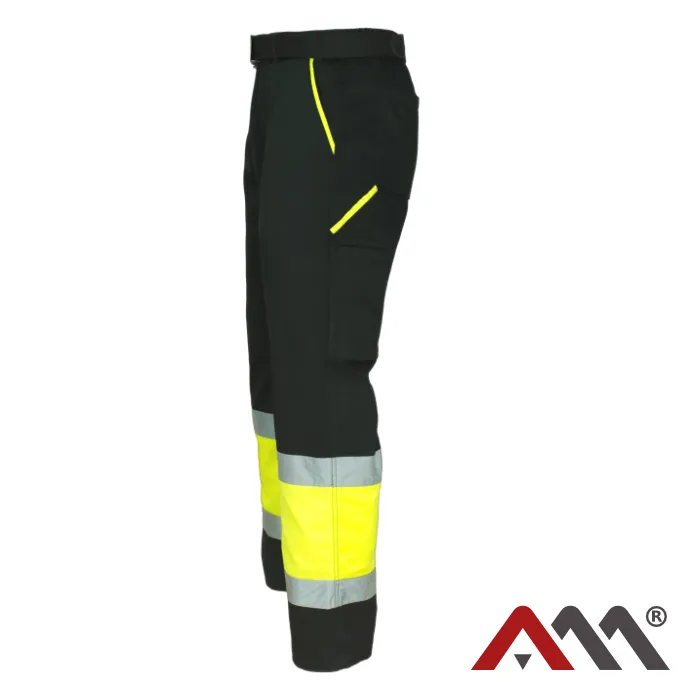 Classic VISTEAM Black SPD - Reflexné pracovné nohavice do pása - Vyberte si veľkosť 2: 2XL