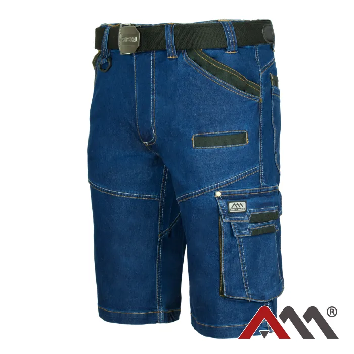 Colemann JEANS Blue Short - STRETCH Pracovné rifľové kraťasy