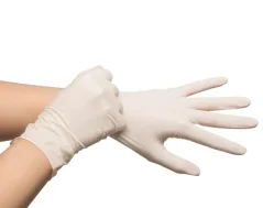 Latex PD - Egyszerhasználatos Púderes kesztyű (100 db/doboz)