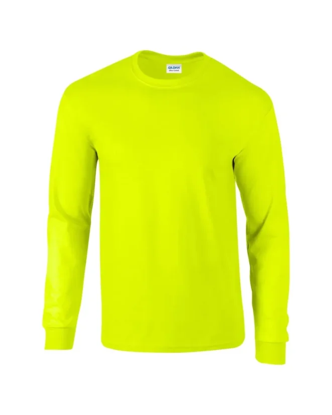 Gildan 2400 Multi color - Hosszú ujjú póló - Válasszon Méretet 2: M, Válasszon Szín 1: Safety Green
