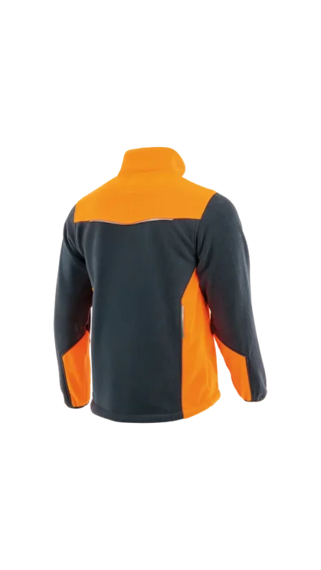 SARA Comfort Plus Fleece Grafit/Orange KRT - Mikina
