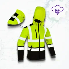 SOFTREF Yellow KRT - Softshell kabát - vízlepergető