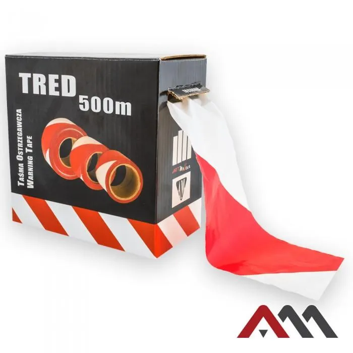 TRED 500 BOX Red – Označovacia výstražná páska (500 m) TRED 500 BOX Red – Označovacia výstražná páska (500 m)