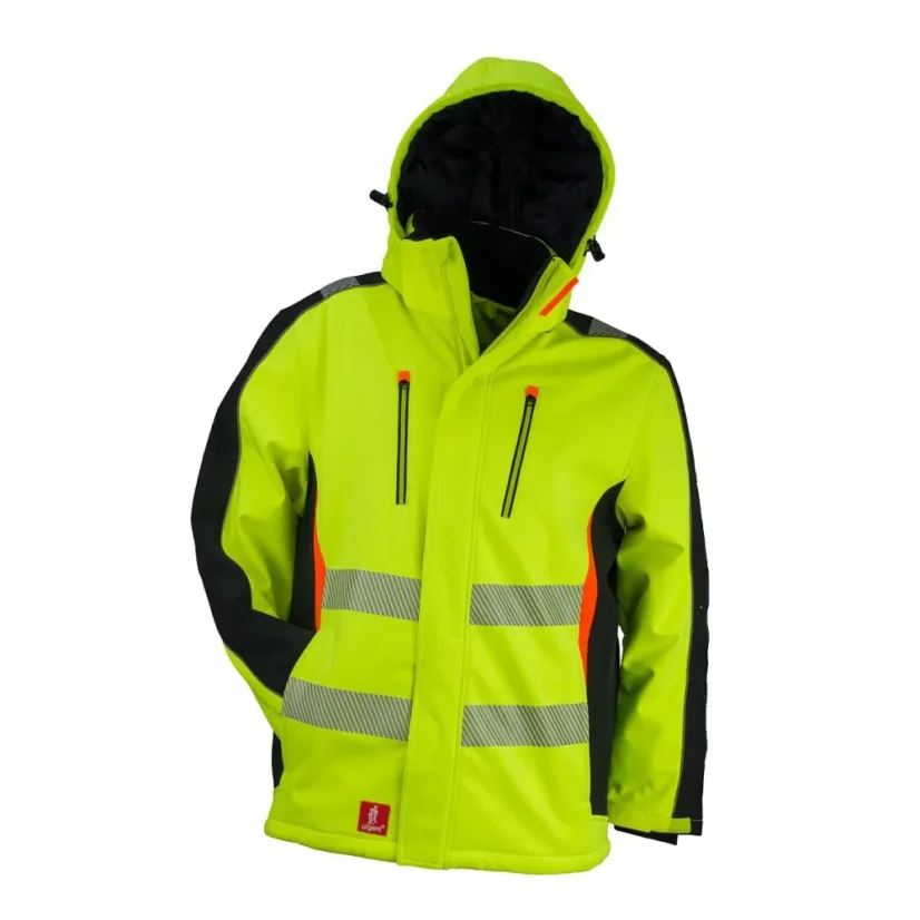 Urgent 980 Yellow SOFT+Winter - Softshell Téli Bélelt Munkavédelmi kabát