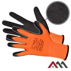 Pracovné rukavice RWnylFoam-Orange máčané v penovom Latexe (D211) Pracovné rukavice RWnylFoam-Orange máčané v penovom Latexe (D211)