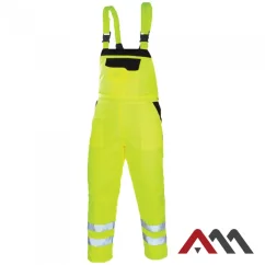 FLASH Yellow Winter ORG - Téli Kantáros Munkásnadrág