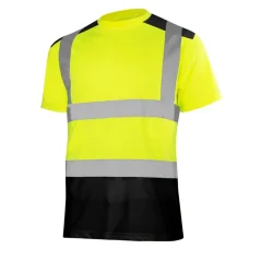 T-shirt REF2 Yellow / Black - Jól Láthatósági rovid újjú póló (D215) T-shirt REF2 Yellow / Black - Jól Láthatósági rovid újjú póló (D215)