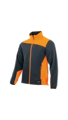 SARA Comfort Plus Fleece Grafit/Orange KRT - Mikina