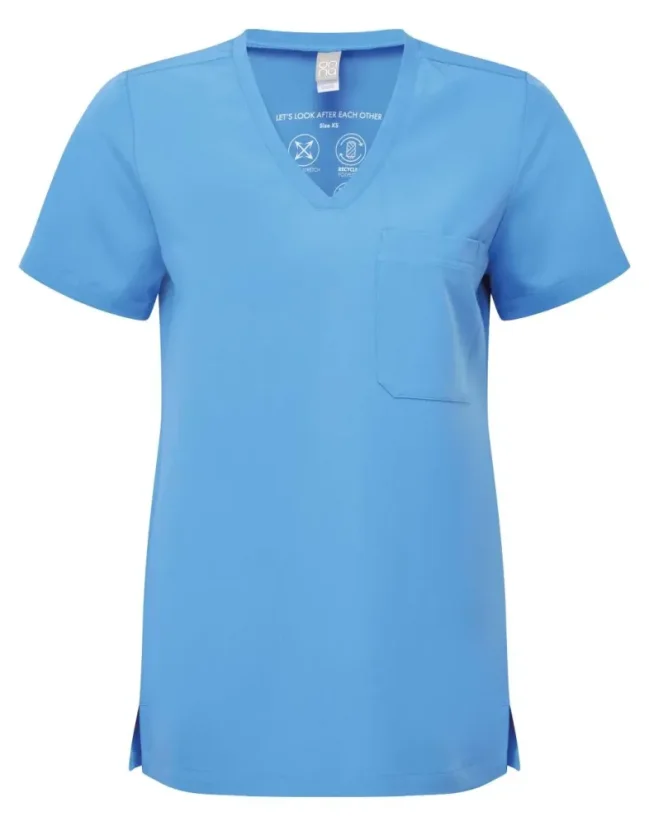 Onna NN300 Multi color - Dámska Lekárska blúza (Viskóza) - Farby: Sky Blue, Vyberte si veľkosť 2: S Onna NN300 Multi color - Dámska Lekárska blúza (Viskóza) - Farby: Sky Blue, Vyberte si veľkosť 2: S