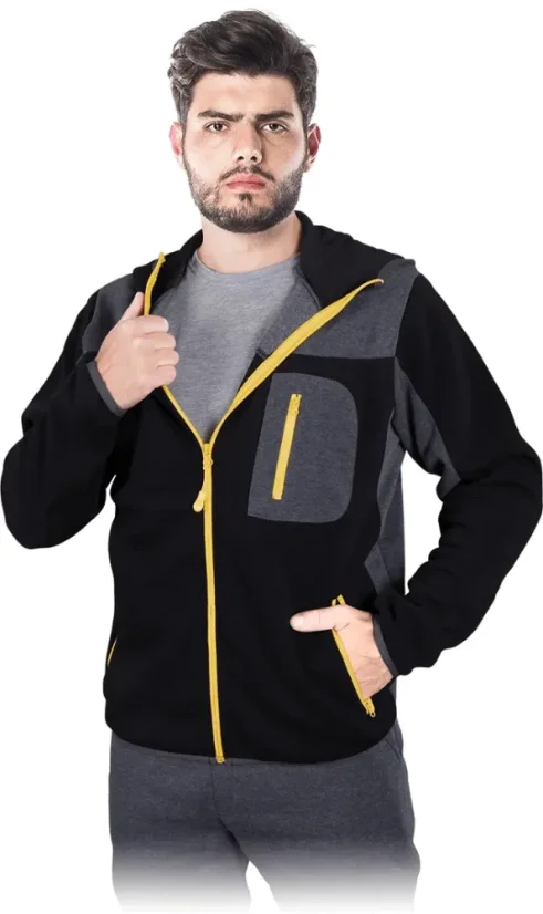 SCOTER Polár Multi color KRT - Pracovná Mikina na zips - Farby: Yellow, Vyberte si veľkosť 2: 2XL