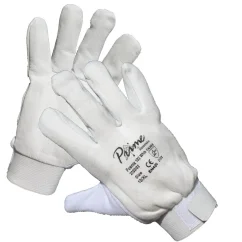 Foenix 102 White - Pracovné rukavice kombinované z lícovky (EN388)