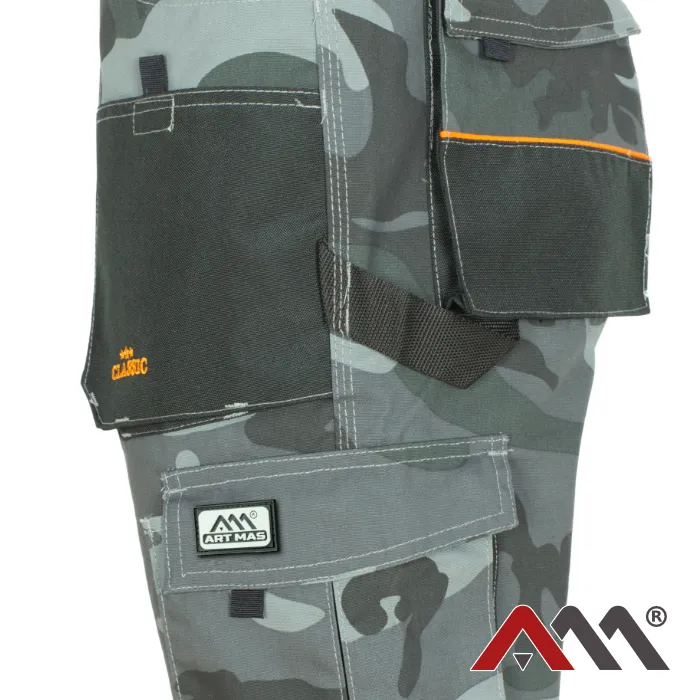 Classic CAMOU SPD - Maskáčové pracovné nohavice do pása - Vyberte si veľkosť 1: 64