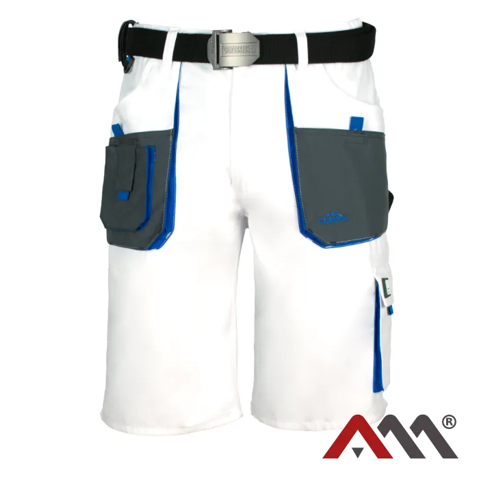 Classic White Short - Montérkové pracovné kraťasy
