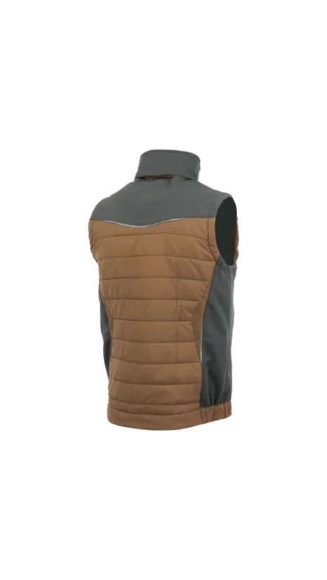SARA COMFORT PLUS Hybrid VEST - Zateplená Vesta - Vyberte si veľkosť 2: 3XL, Farba: Charcoal/Brown