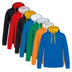 KARIBAN 446 Multi color KRT - Mikina s kapucňou