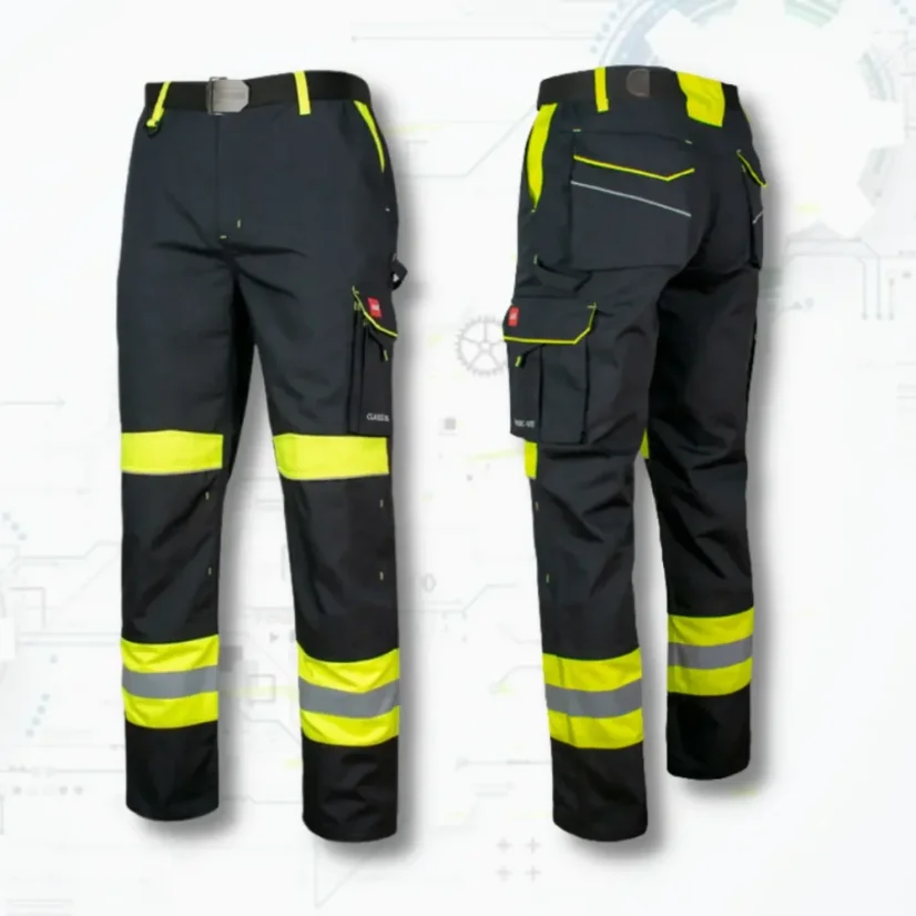 Classic-VIS Black/Yellow SPD - Derekas munkásnadrág