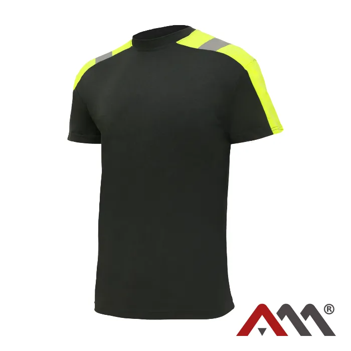 Classwork SH T-Shirt Black/Y - Jól Láthatósági rovid újjú póló