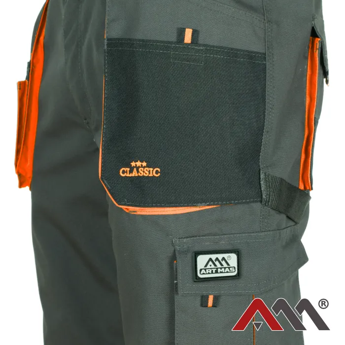 Classic Orange SPD - Montérkové pracovné nohavice do pása