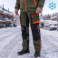 Urgent 756 Olive Winter SPD - Zimné Softshell pracovné nohavice