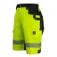 Urgent 620 Yellow Short - Láthatósági Munkavédelmi rövidnadrág - Válasszon Méretet 1: 44