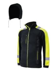 ClassWork Polar Black KRT - Fleecová Pracovná Mikina