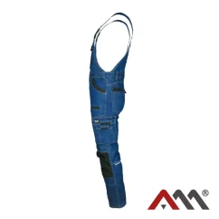 Colemann JEANS Blue ORG - Pracovné rifľové nohavice na traky