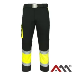 Classic VISTEAM Black SPD - Láthatósági Derekas Munkásnadrág