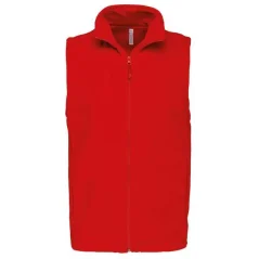 Kariban 913 Red VEST - Fleecová Pracovná Vesta
