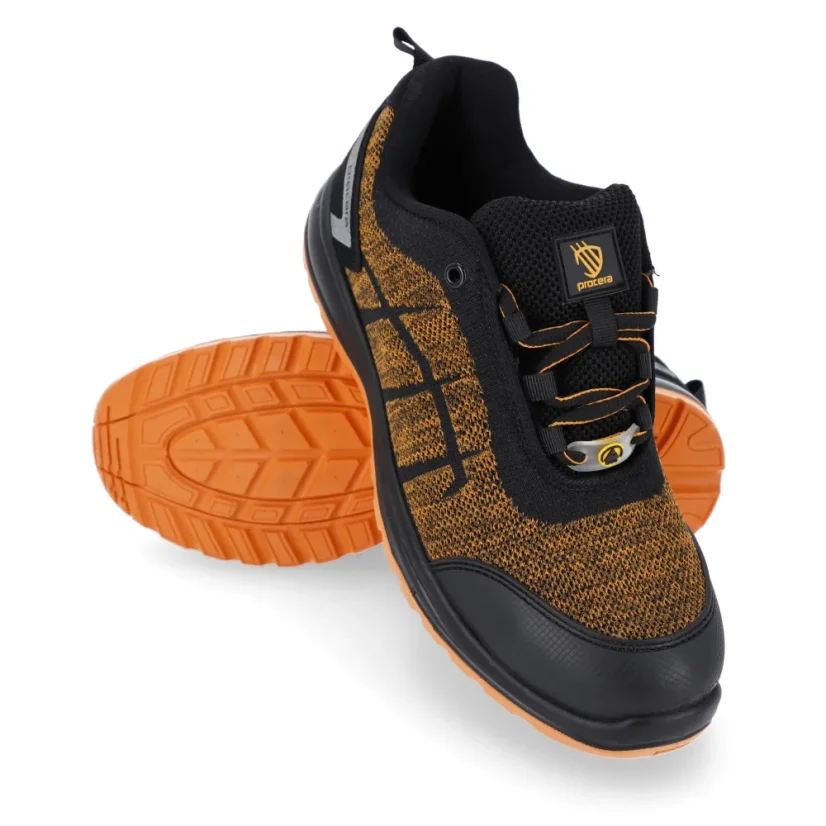 Procera Chester Orange S1P - Ľahká bezpečnostná poltopánka (ESD, SR)