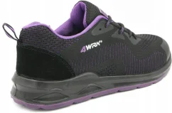 4WRK HORNA S1 Purple – Dámska pracovná športová poltopánka