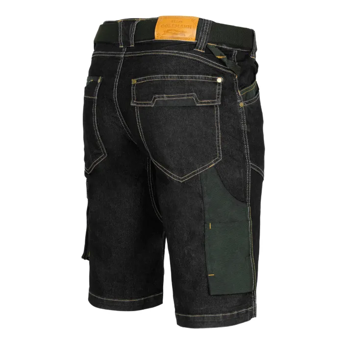 Colemann JEANS Black Short - STRETCH Farmer Rövidnadrág