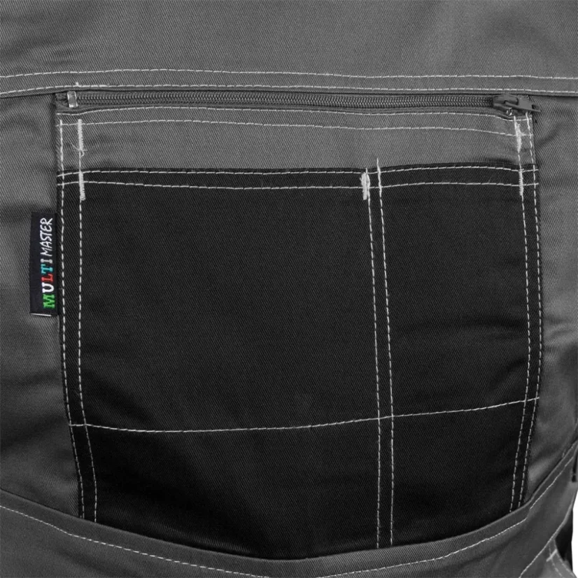 Multi Master Grey ORG - Montérkové pracovné nohavice na traky - Vyberte si veľkosť 1: 56